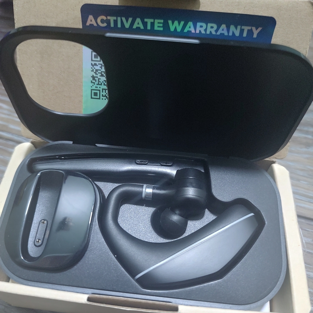 Black Wireless Bluetooth Headset